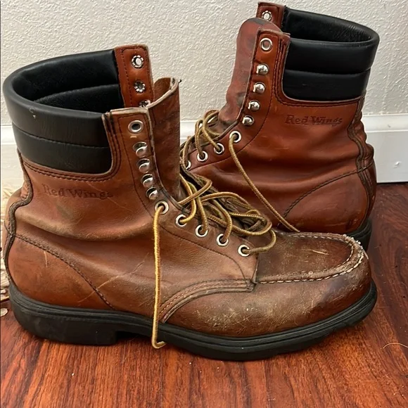 Red Wing Shoes Chestnut Leather Boots Men main image 3